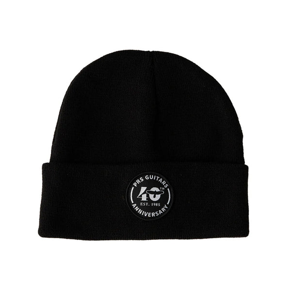 40th Anniversary Logo Cuffed Beanie Black