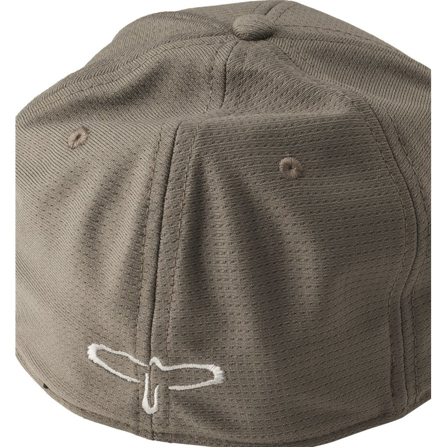 Block Logo Fitted Baseball Head Gray L-XL