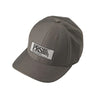 Block Logo Fitted Baseball Hat Gray S-M