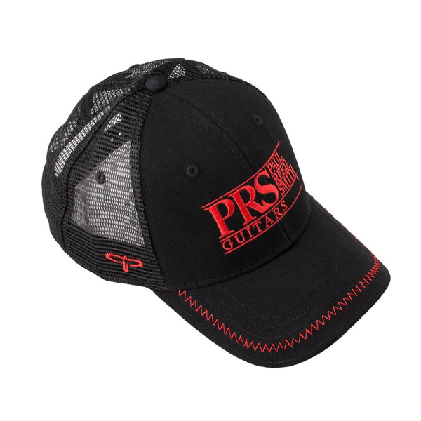 Trucker Logo Hat Block Logo Red