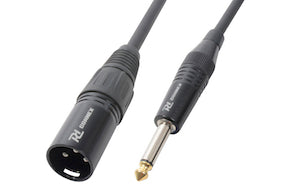 CX38-3 Cable XLR Male-6.3Mono 3m