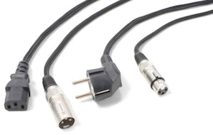 CX02-10 Shuko/XLR F-IEC/XLR M 10m