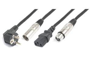 CX10-10 Shuko/XLR M-IEC F/XLR F 10m