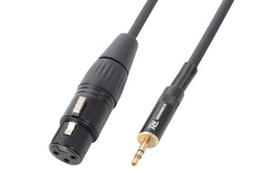CX50-05 Cable XLR F- 3,5 St. M 0,5m