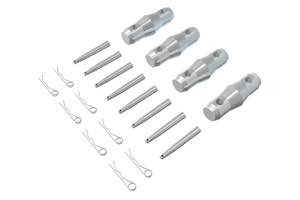 P30 Truss Conn.Set 4 couplers, 8 cl
