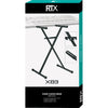 X83 Stand a X Compatto per Tastiera Junior Telaio Singolo Nero