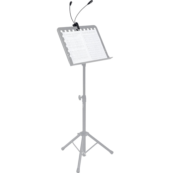 LP2L 2 lampade a Clip Flessibile per Leggio (4 led)