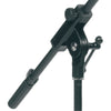 MPX Asta Microfonica Telescopica Treppiede Nera