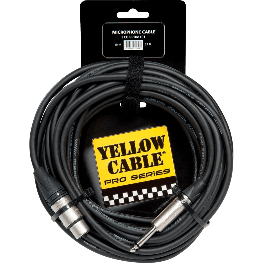 M10J Cavo Microfonico Jack Sbilanciato/XLR Femmina 10 m