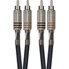 K04-1 Cavo Segnale 2x RCA Maschio/2x RCA Maschio 1 m