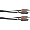 K04-1 Cavo Segnale 2x RCA Maschio/2x RCA Maschio 1 m