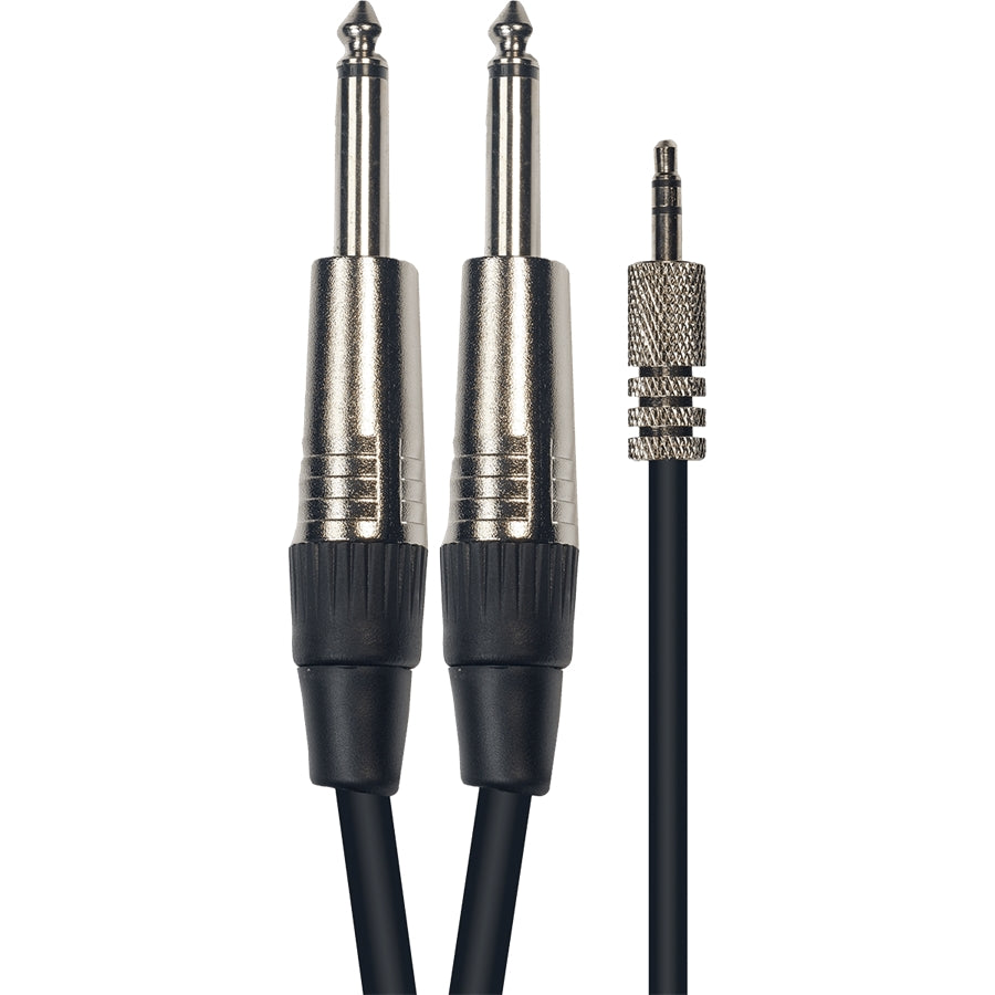K07M-3 Cavo Segnale 2x Jack Mono/Mini Jack Stereo 3 m
