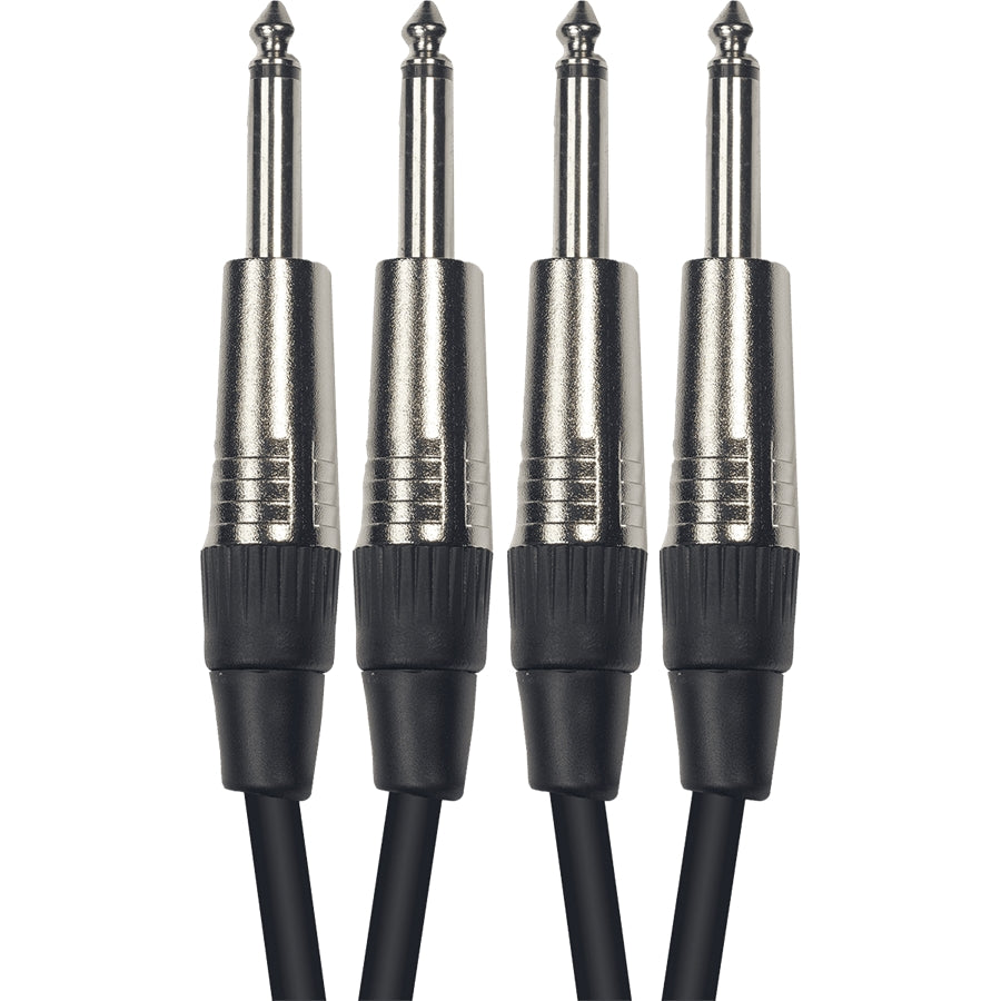K08-3 Cavo Segnale 2x Jack Mono/2x Jack Mono 3 m