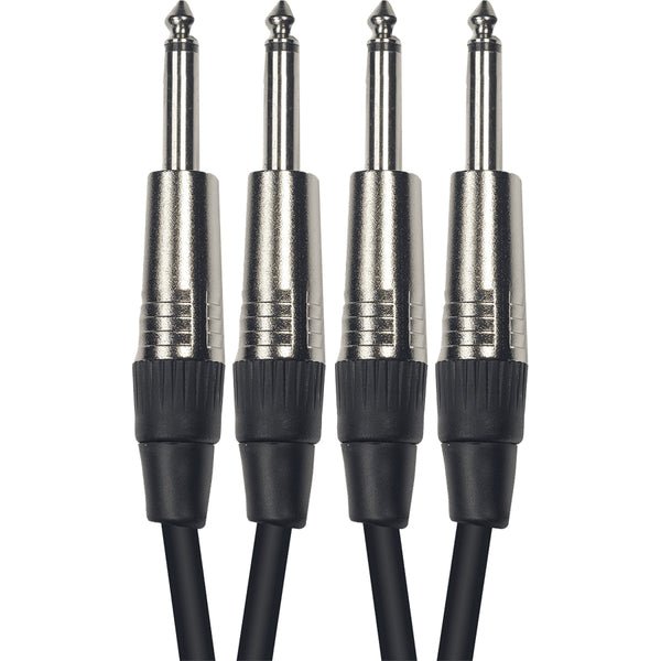 K08-3 Cavo Segnale 2x Jack Mono/2x Jack Mono 3 m