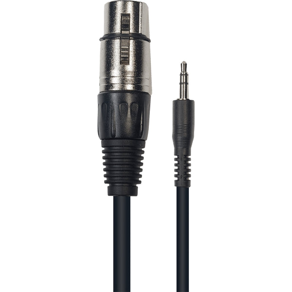 K12-3 Cavo Segnale XLR Femmina/Mini Jack TRS 3 m