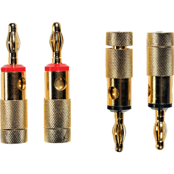 BANANE Connettori Banana 4 Pcs