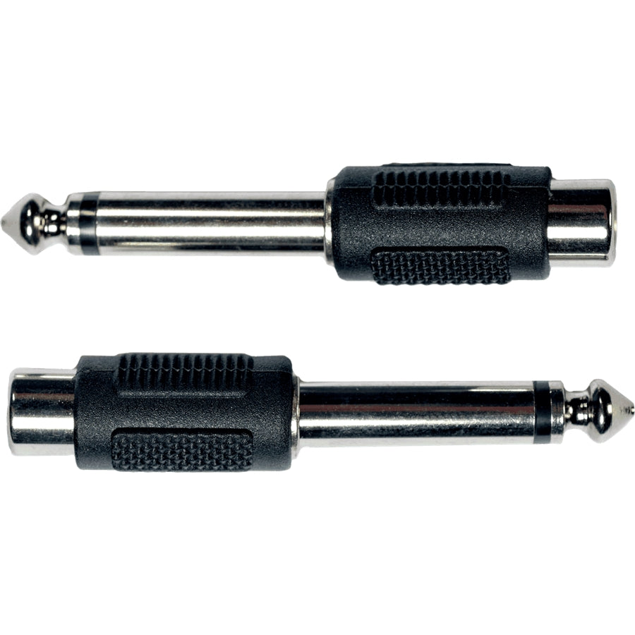 AD03 Adattatore Jack Mono Maschio/RCA Femmina 2 Pcs