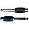 AD03 Adattatore Jack Mono Maschio/RCA Femmina 2 Pcs