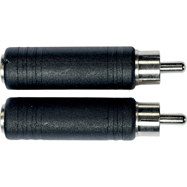 AD08 Adattatore RCA Maschio/Jack Mono Femmina 2 Pcs