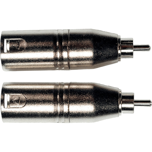 AD19 Adattatore RCA Maschio/XLR Maschio 2 Pcs