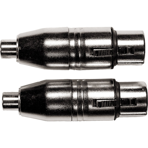 AD20 Adattatore RCA Femmina/XLR Femmina 2 Pcs