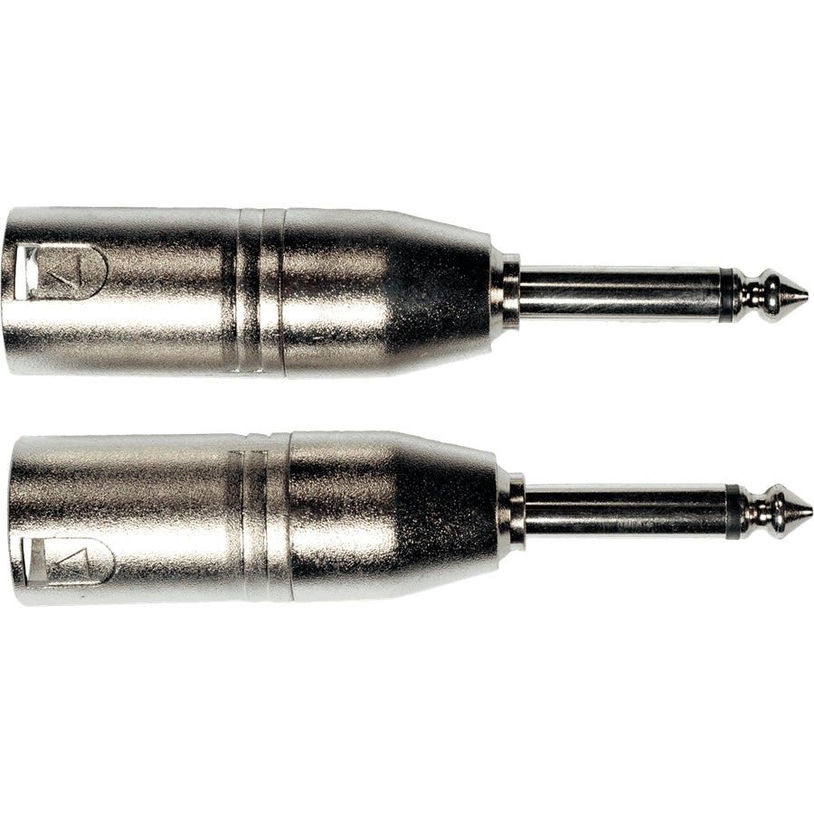AD25 Adattatore Jack Mono Maschio/XLR Maschio 2 Pcs