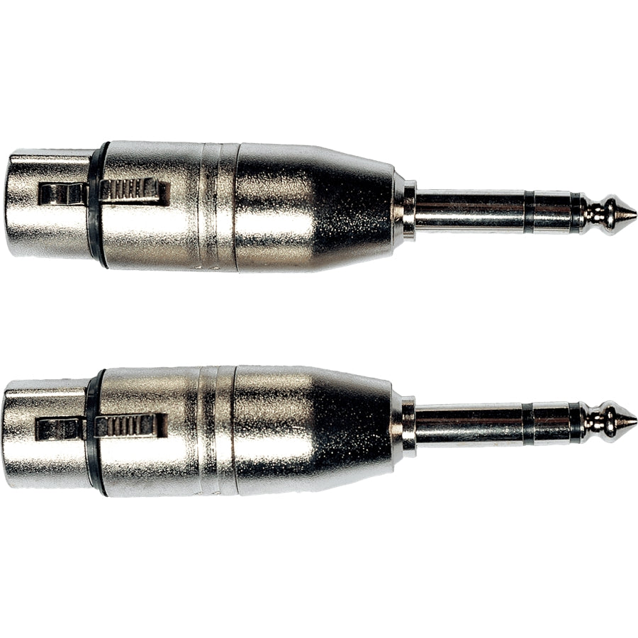 AD26 Adattatore Jack TRS Maschio/XLR Femmina 2 Pcs