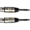 AD26 Adattatore Jack TRS Maschio/XLR Femmina 2 Pcs