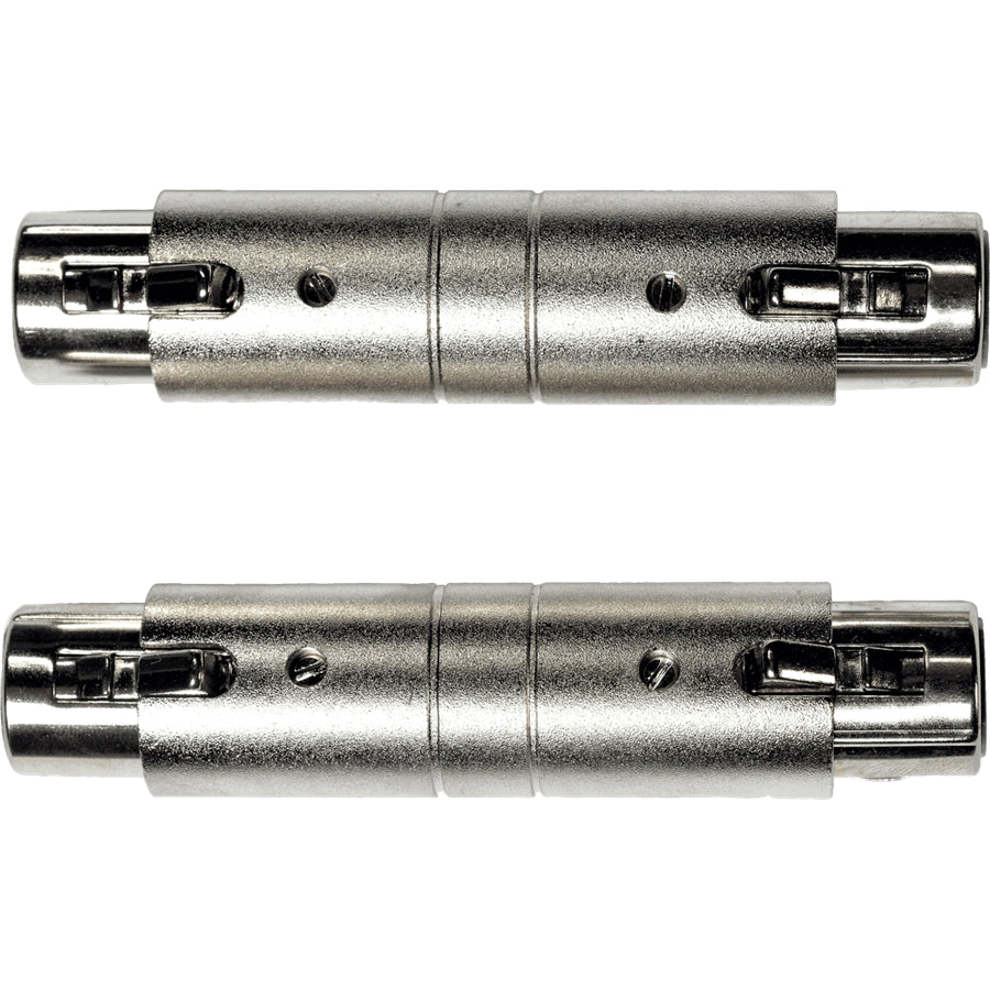 AD28 Adattatore XLR/XLR Femmina 2 Pcs
