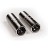 AD29 Adattatore XLR/XLR Maschio 2 Pcs