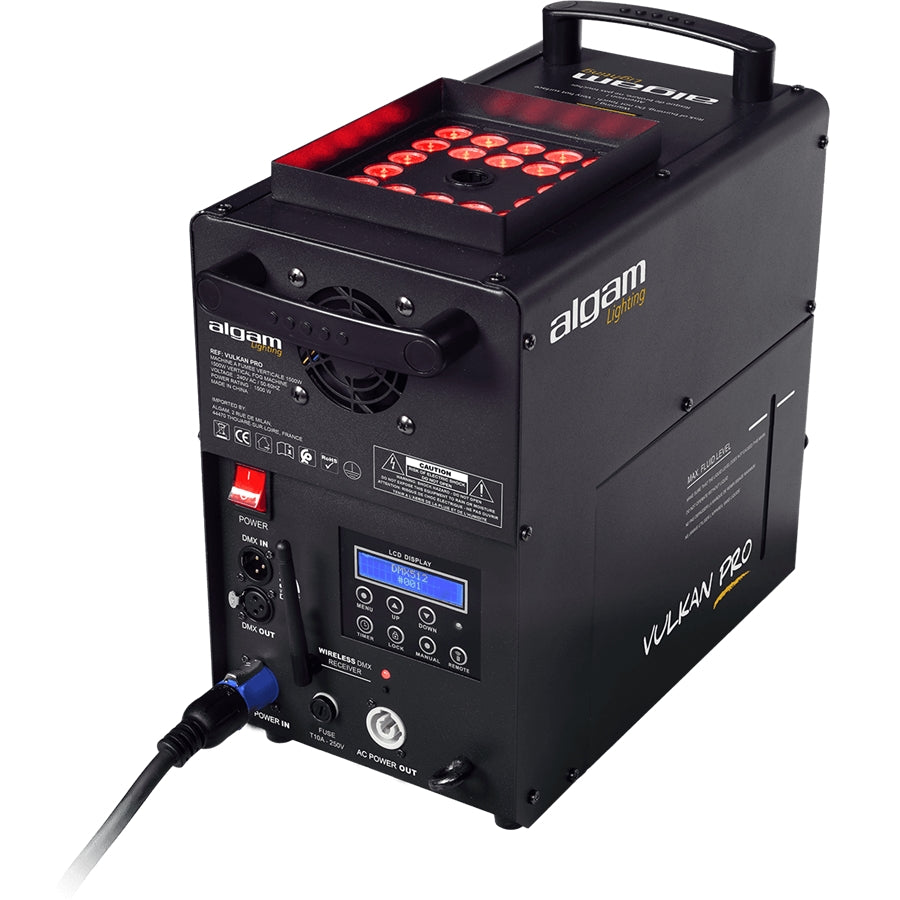 VULKAN PRO Macchina del Fumo Vert/Orizz Effetto CO2