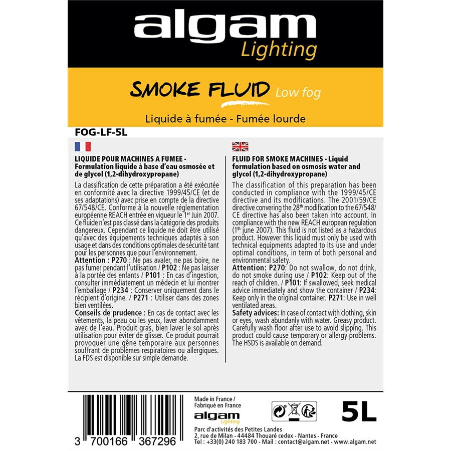 FOG-LF-5L Liquido Fumo Basso 5L
