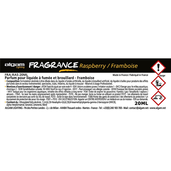 FRA-RAS-20ML Profumo per Liquido del Fumo 20ml Lampone