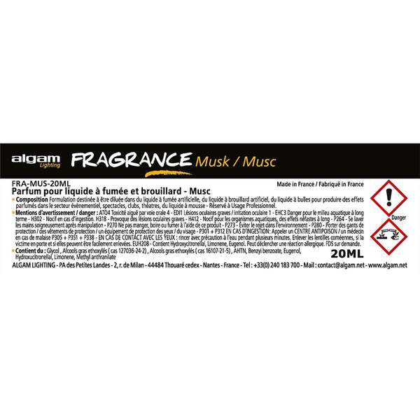 FRA-MUS-20ML Profumo per Liquido del Fumo 20ml Muschio