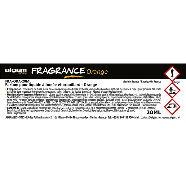 FRA-ORA-20ML Profumo per Liquido del Fumo 20ml Arancia