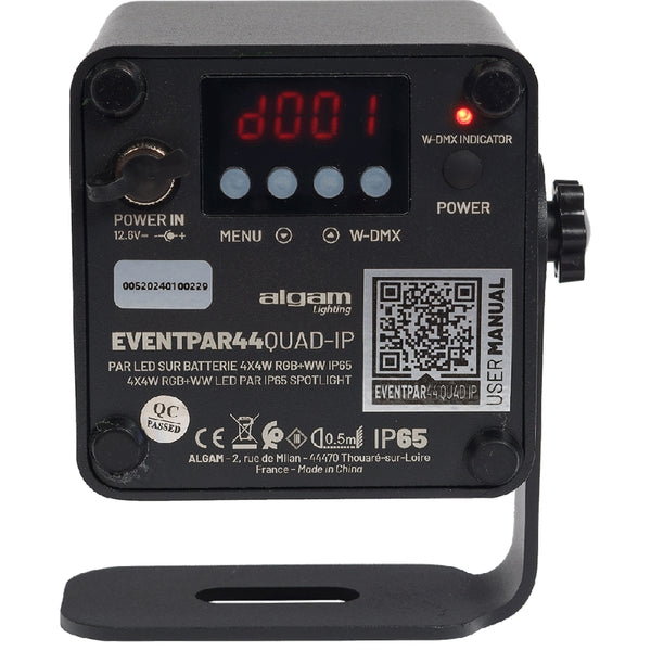 EVENTPAR 44-QUAD-IP Par LED 4x4W IP65 a Batteria
