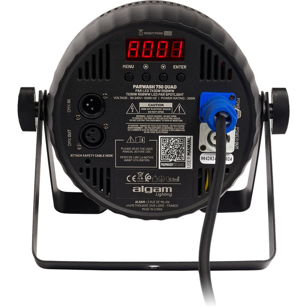 PARWASH730-QUAD LED 7x30W RGBWW