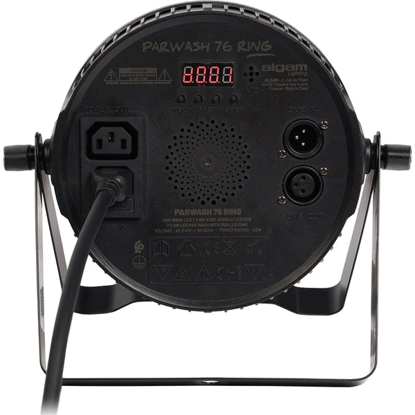 PARWASH76-RING LED 7x6W RGBW + RING RGB