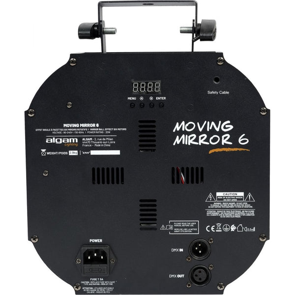 MOVING-MIRROR-6 Effetto Palla Specchio Motorizzata