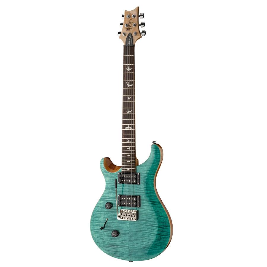 SE Custom 24 Lefty Violin Top Turquoise 2025