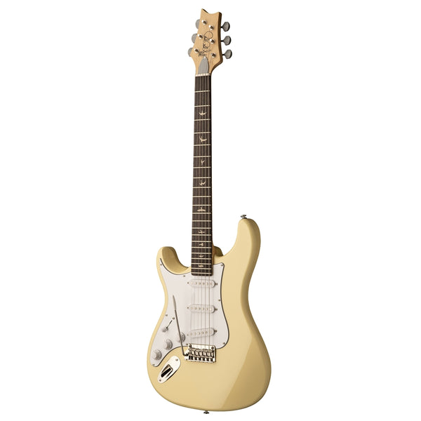 SE Silver Sky Lefty Rosewood Moon White