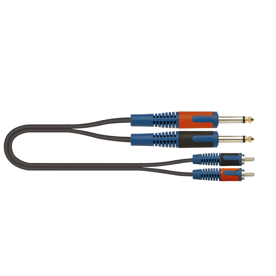 RKSA/130-2 - 2 Jack Mono/2 RCA Maschio