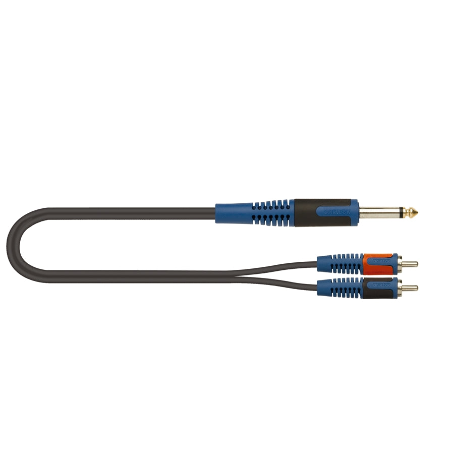 RKSA/160-2 Jack Mono/2 RCA Maschio