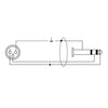 ITTOP/FJS-10 XLR Femmina/Jack Stereo 10 mt
