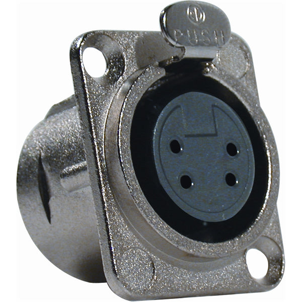 NC/346-K XLR 4 poli femmina da pannello