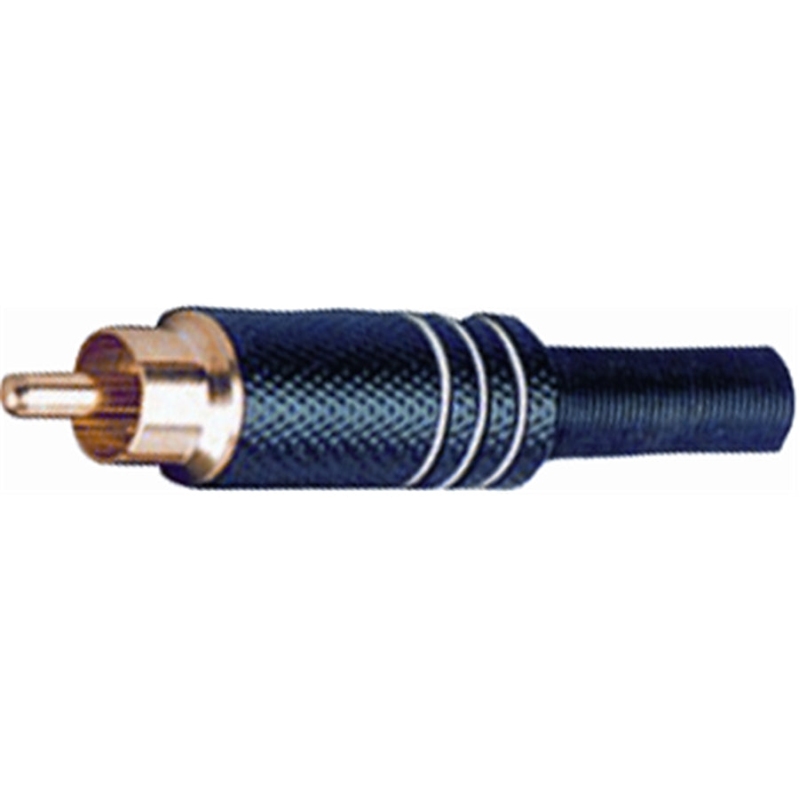 G/254 BK-WH RCA in metallo nero