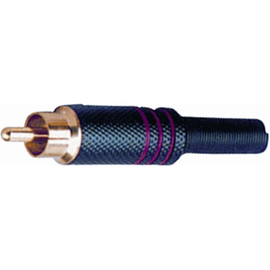 G/254 BK-RE RCA in metallo nero