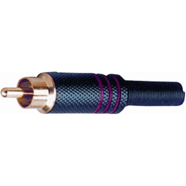 G/254 BK-RE RCA in metallo nero