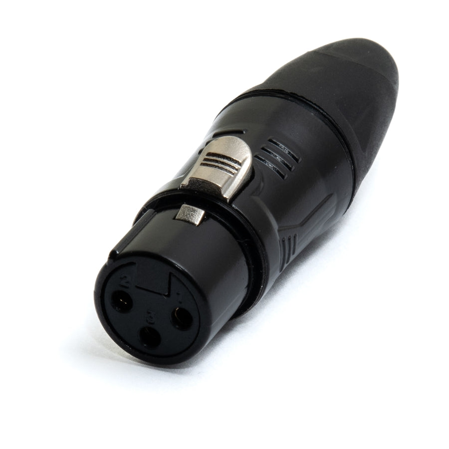 J/XLR-F-B XLR Femmina Black serie JUST