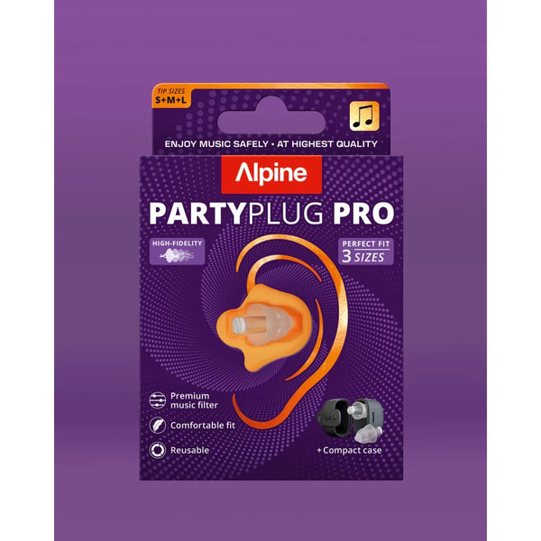 SET EARPLUG ALPINE PARTYPLUG PRO 2025 TRANSPARENT EDITION